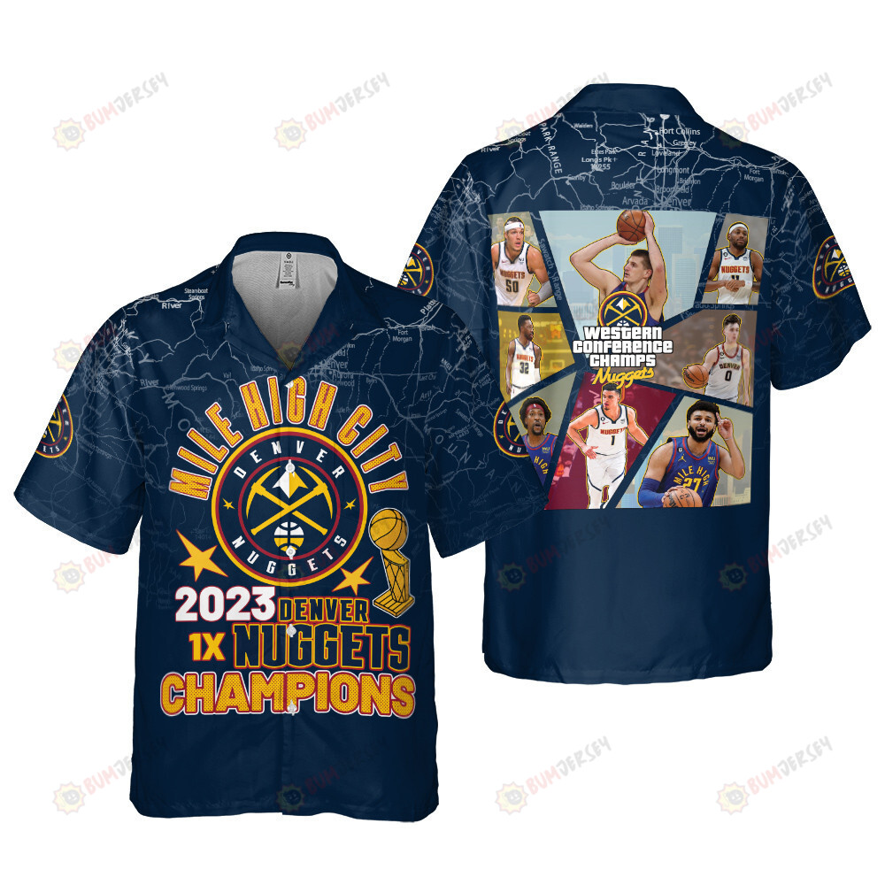 Denver Nuggets NBA Champions 3D Hawaiian Shirt