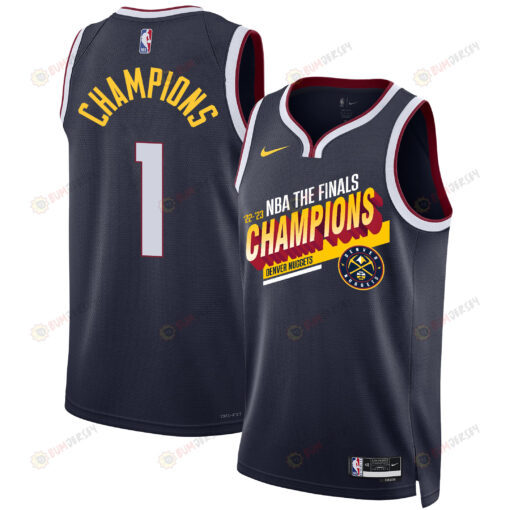 Denver Nuggets Soar To Victory 2023 Champions Swingman Jersey - Black