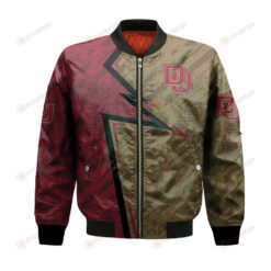 Denver Pioneers Bomber Jacket 3D Printed Abstract Pattern Sport