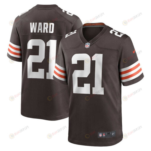 Denzel Ward 21 Cleveland Browns Game Men Jersey - Brown