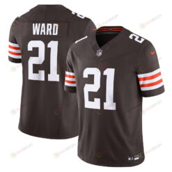 Denzel Ward 21 Cleveland Browns Vapor F.U.S.E. Limited Jersey - Brown