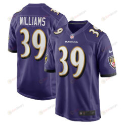 Denzel Williams Baltimore Ravens Player Game Jersey - Purple