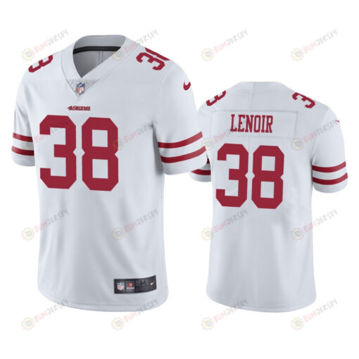 Deommodore Lenoir 38 San Francisco 49ers White Vapor Limited Jersey