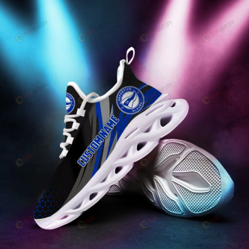 Deportivo Alaves Logo Pattern Custom Name 3D Max Soul Sneaker Shoes