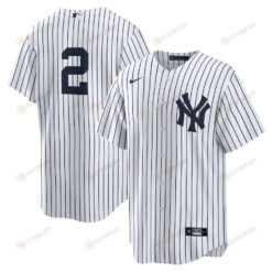 Derek Jeter 2 New York Yankees Men Jersey - White/Navy