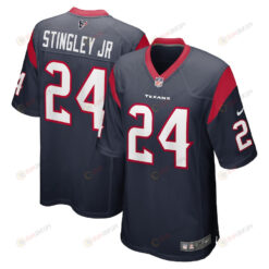Derek Stingley Jr. 24 Houston Texans 2022 Draft First Round Pick Game Jersey In Navy