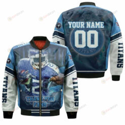 Derrick Henry #22 Tennessee Titans 3D Customized Pattern Bomber Jacket