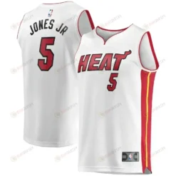 Derrick Jones Jr. Miami Heat Fast Break Player Jersey White - Association Edition