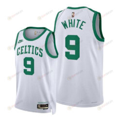 Derrick White Celtics 2022 Classic Edition White 9 Jersey Year Zero - Men Jersey