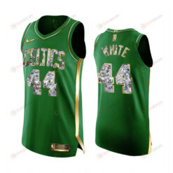 Derrick White Celtics 44 2022 Playoffs Jersey Green Diamond Edition