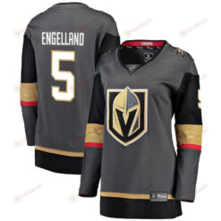 Deryk Engelland Vegas Golden Knights Women's Breakaway Player Jersey - Black