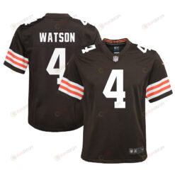 Deshaun Watson 4 Cleveland Browns Youth Jersey - Brown