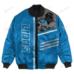 Detroit Lions Bomber Jacket 3D Printed Personalized Football For Fan