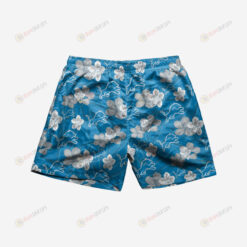 Detroit Lions Hibiscus Hawaiian Men Shorts Swim Trunks - Print Shorts