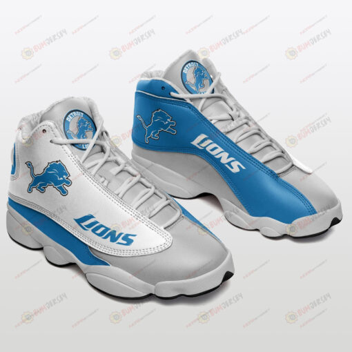 Detroit Lions Logo Air Jordan 13 Sneakers Sport Shoes