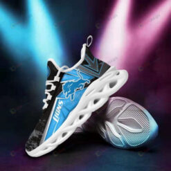 Detroit Lions Logo Pattern 3D Max Soul Sneaker Shoes