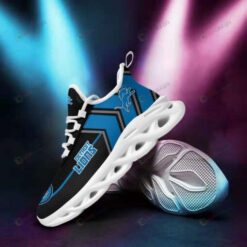 Detroit Lions Stripe Pattern 3D Max Soul Sneaker Shoes