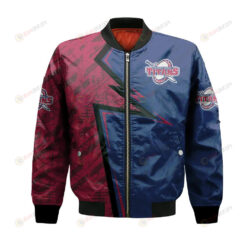 Detroit Mercy Titans Bomber Jacket 3D Printed Abstract Pattern Sport
