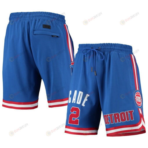 Detroit Pistons Cade 2 Cunningham Blue Player Shorts - Men