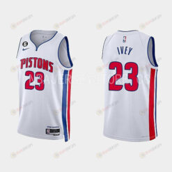 Detroit Pistons Jaden Ivey 23 2022-23 Association Edition White Men Jersey Swingman