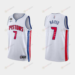 Detroit Pistons Killian Hayes 7 2022-23 Association Edition White Men Jersey Swingman