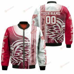 Detroit Red Wings 3D Customized Pattern Bomber Jacket