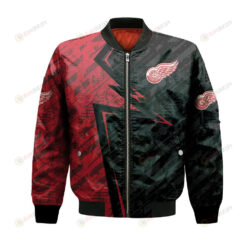 Detroit Red Wings Bomber Jacket 3D Printed Abstract Pattern Sport