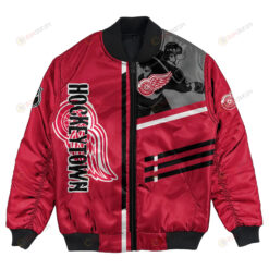 Detroit Red Wings Bomber Jacket 3D Printed Personalized Hockey For Fan
