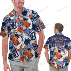 Detroit Tigers Aloha Hawaiian Shirt