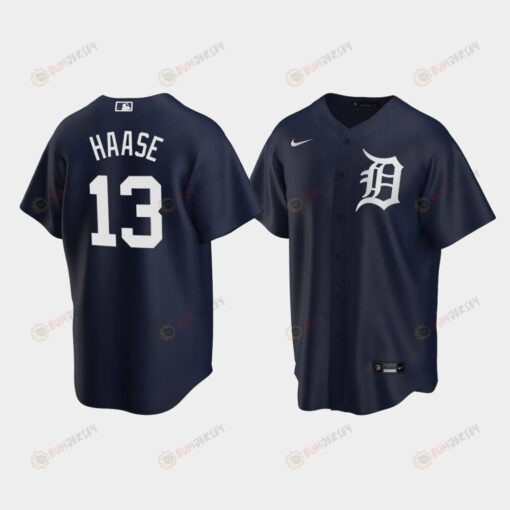 Detroit Tigers Eric Haase 13 Alternate Men's Jersey - Navy Jersey