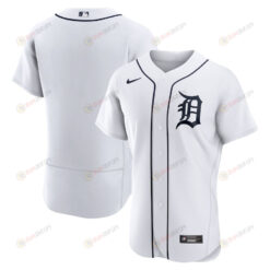 Detroit Tigers Home Logo Team Elite Jersey - White