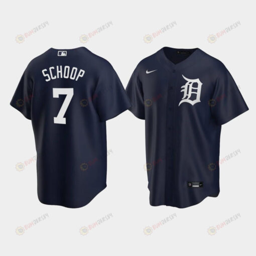 Detroit Tigers Jonathan Schoop 7 Alternate Men's Jersey - Navy Jersey