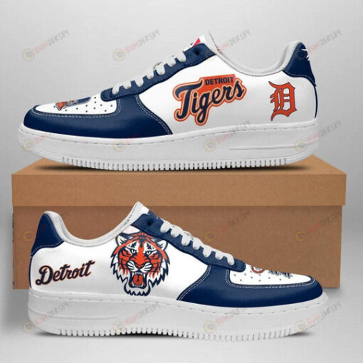 Detroit Tigers Logo Pattern Air Force 1 Printed