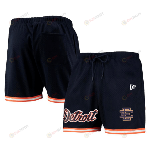 Detroit Tigers Team Standard Men Mesh Shorts - Navy