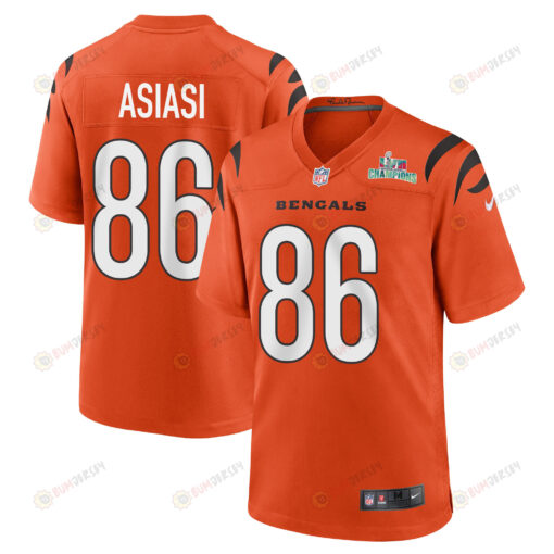 Devin Asiasi 86 Cincinnati Bengals Super Bowl LVII Champions Men Alternate Game Jersey - Orange