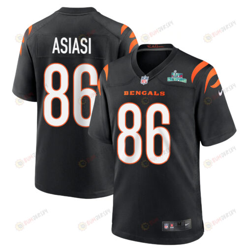 Devin Asiasi 86 Cincinnati Bengals Super Bowl LVII Champions Men's Jersey - Black