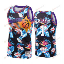 Devin Booker 1 Phoenix Suns Black Floral Fashion Jersey