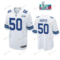 Devin Harper 50 Dallas Cowboys Super Bowl LVII Super Bowl LVII White Men's Jersey