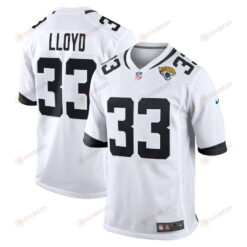 Devin Lloyd 33 Jacksonville Jaguars Away Game Player Jersey - White
