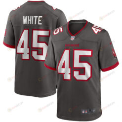 Devin White 45 Tampa Bay Buccaneers Game Jersey - Pewter