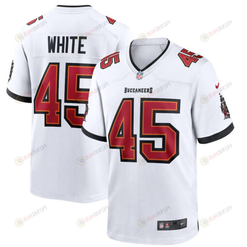 Devin White 45 Tampa Bay Buccaneers Game Jersey - White