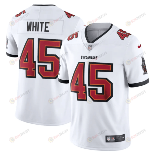 Devin White 45 Tampa Bay Buccaneers Vapor Limited Player Jersey - White