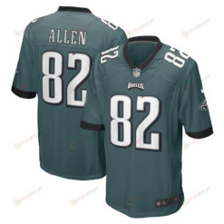 Devon Allen Philadelphia Eagles Game Player Jersey - Midnight Green