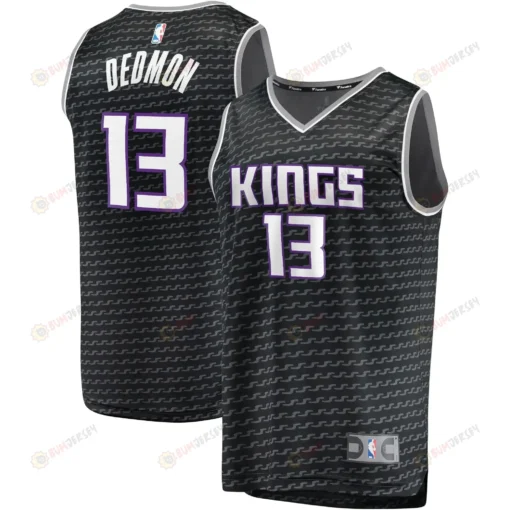 Dewayne Dedmon Sacramento Kings Fast Break Player Jersey Black - Statement Edition