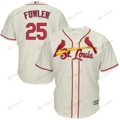 Dexter Fowler St. Louis Cardinals Alternate Cool Base Jersey - Cream