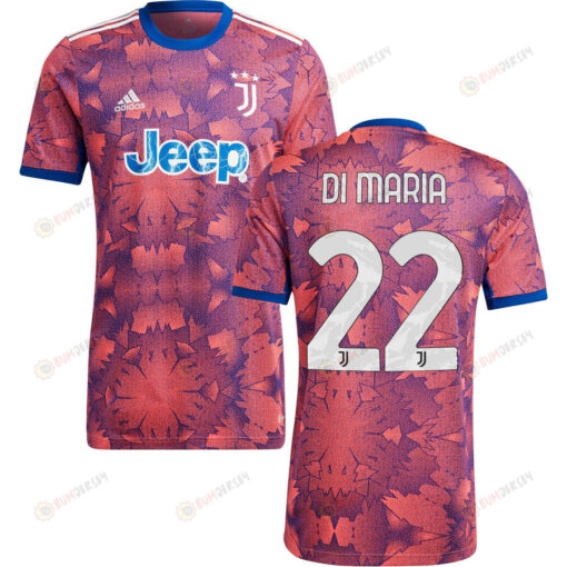 Di Maria 22 Juventus Men 2022/23 Third Jersey - Pink/Blue