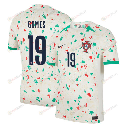 Diana Gomes 19 Portugal Women's National Team 2023-24 World Cup Away Men Jersey