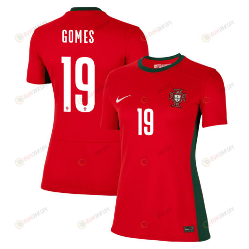 Diana Gomes 19 Portugal Women's National Team 2023-24 World Cup Home Women Jersey