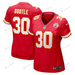 Dicaprio Bootle 30 Kansas City Chiefs Women's Home Game Player Jersey - Red