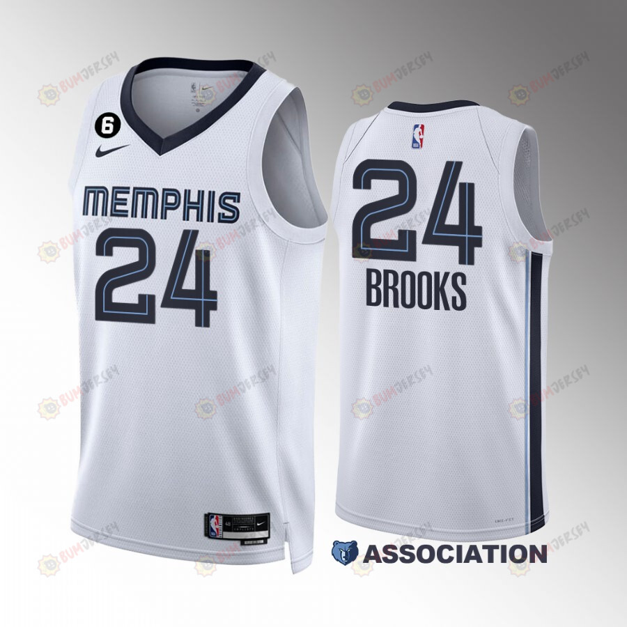 Dillon Brooks 24 Memphis Grizzlies 2022-23 Association Edition White Jersey
